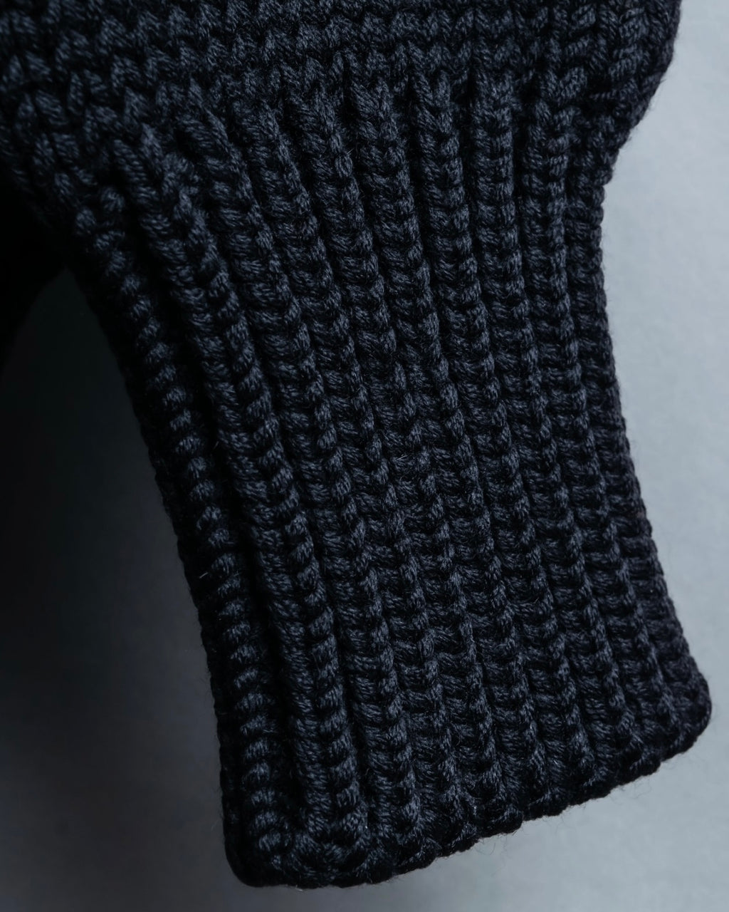 "GUCCI" Oversized high neck design rib knit