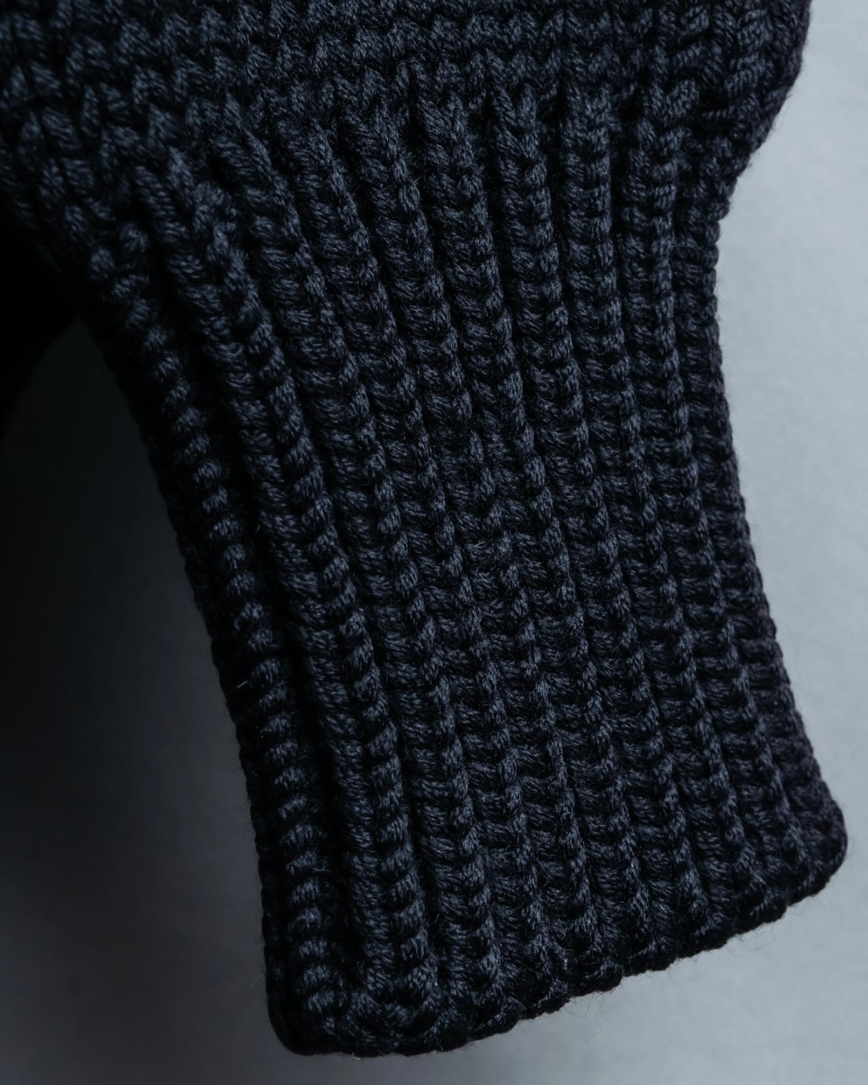 "GUCCI" Oversized high neck design rib knit