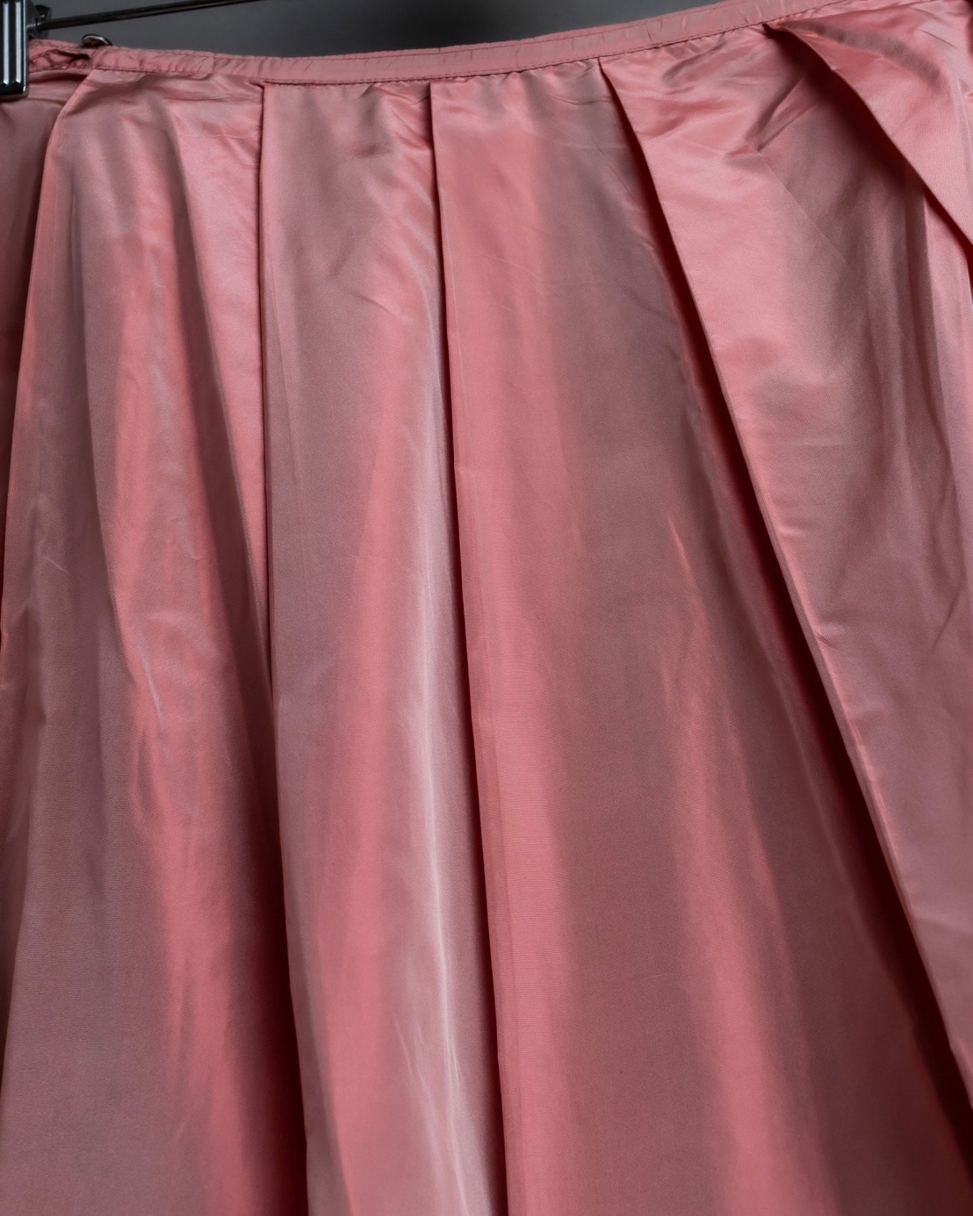 Pink Silky Flare Skirt