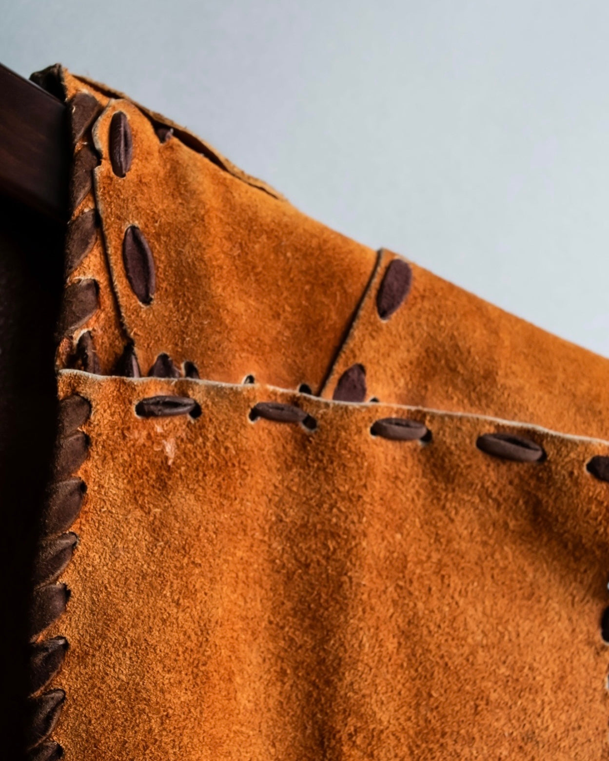 Vintage Genuine Leather Patchwork Vest – MOOD