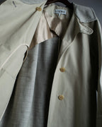 "LOEWE" Beautiful curved lapel raglan spring coat