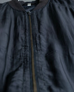 “Vintage” Silk 100% oversized ma-1 jacket