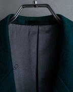 "Christian Dior MONSIEUR" Wool cashmere vibrant blue green tailored jacket
