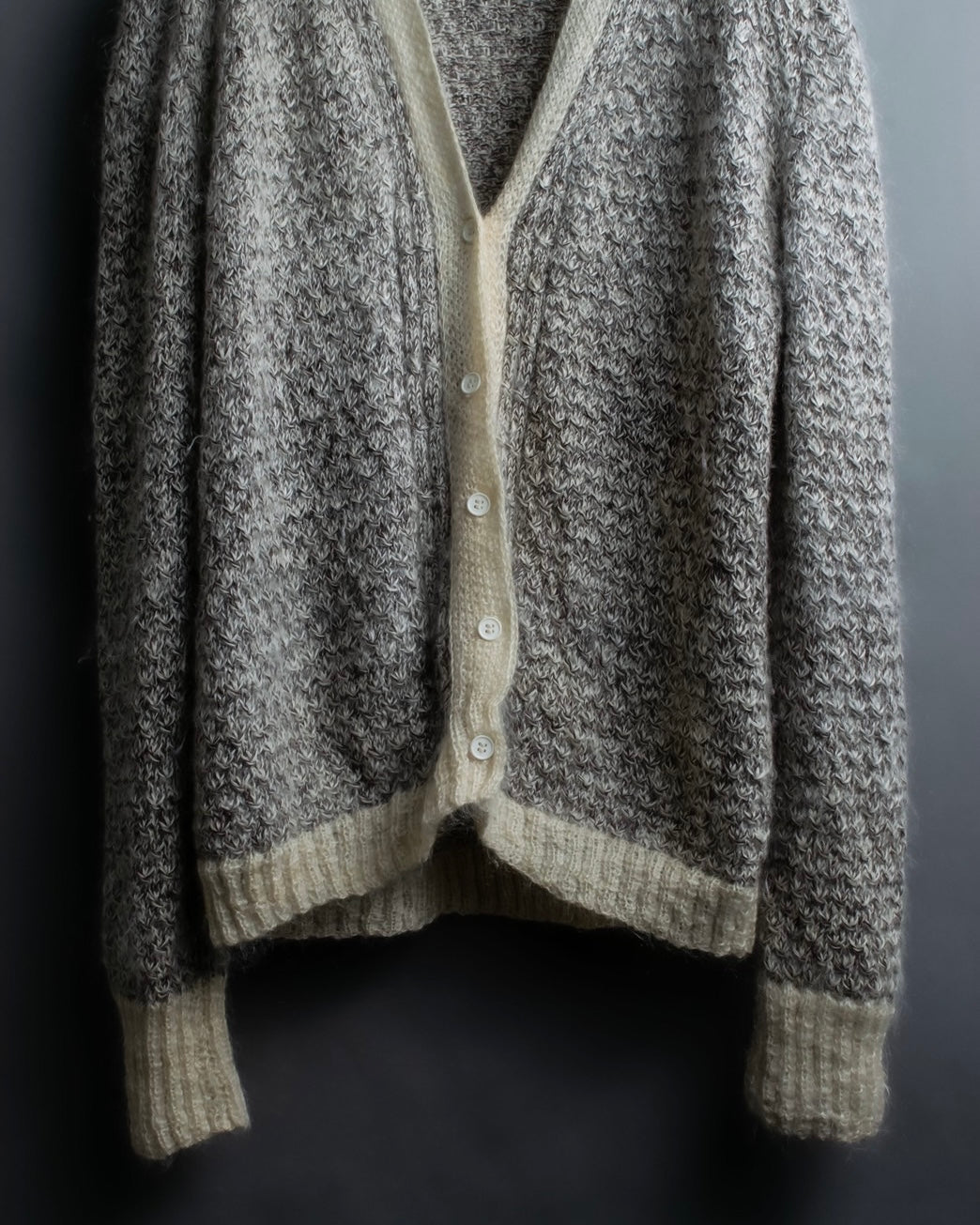 Vintage low gauge knit cardigan