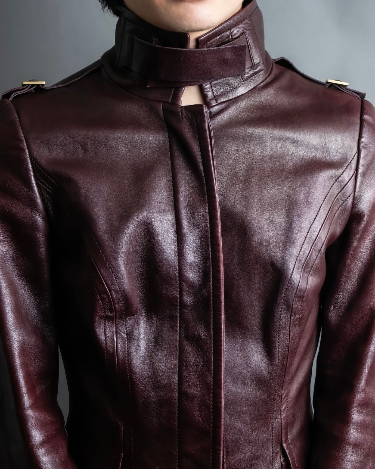 “GUCCI” Beautiful genuine sheep leather jacket