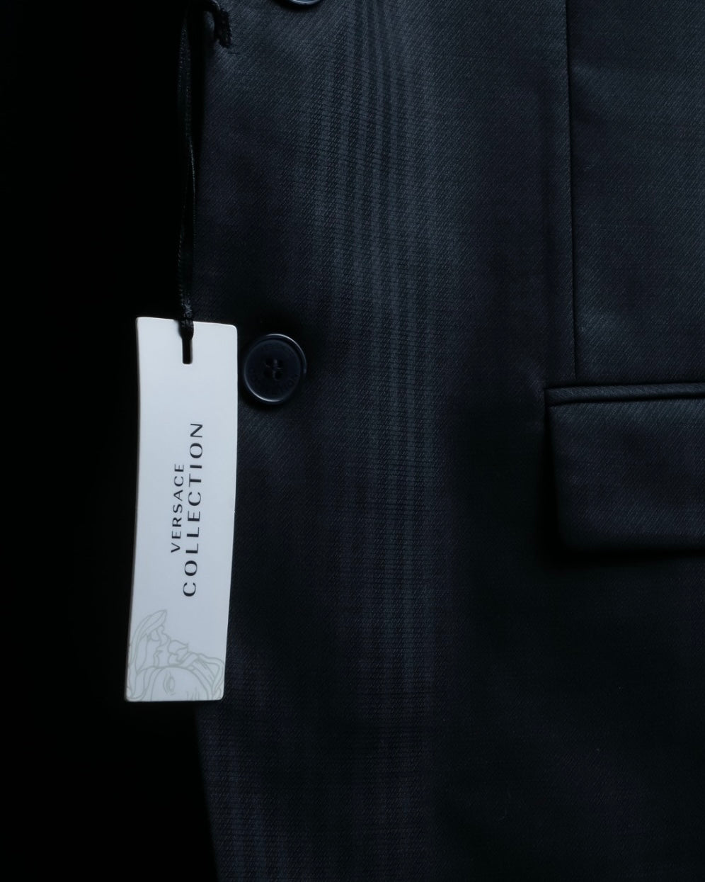 "Versace Collection" Mint condition striped three-piece