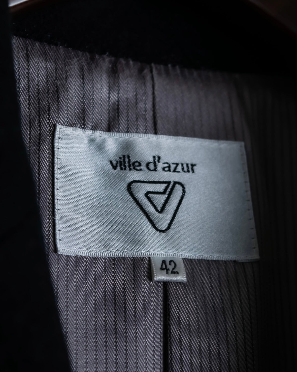 Vintage cashmere blend super long coat