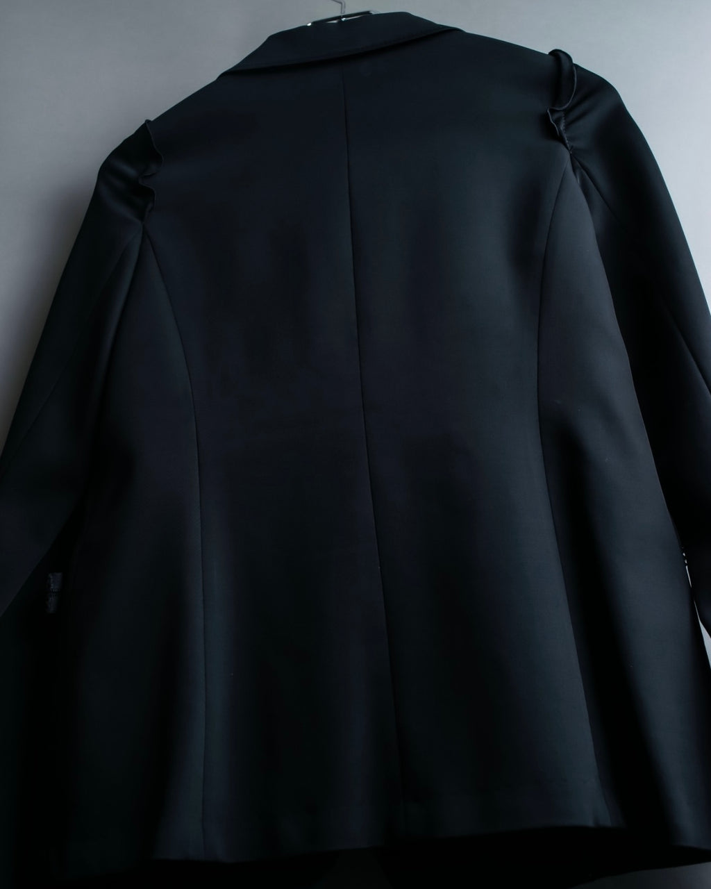 "LANVIN en Bleu" Tape-decorated tailored jacket