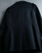 "LANVIN en Bleu" Tape-decorated tailored jacket