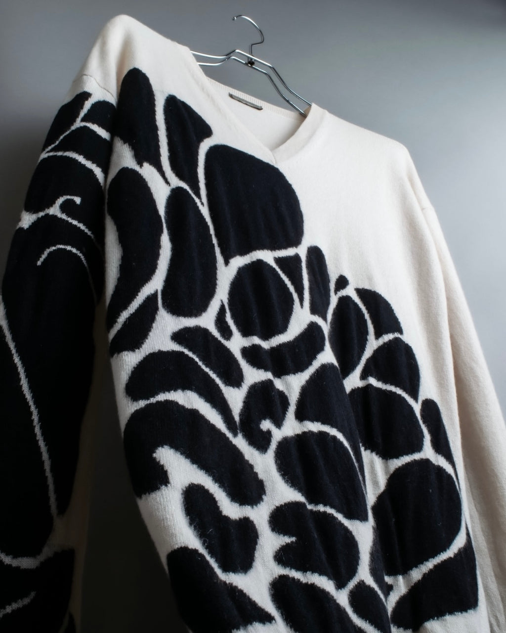 "BOTTEGA VENETA" art pattern cashmere 100% knit