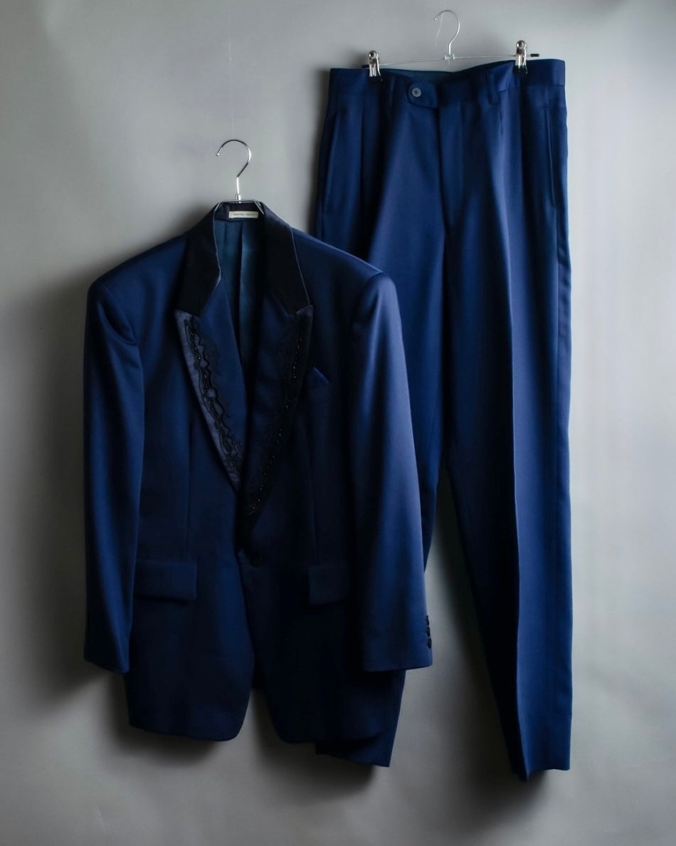 "YOSHIYUKI KONISHI" Embroidered accents oversized set up