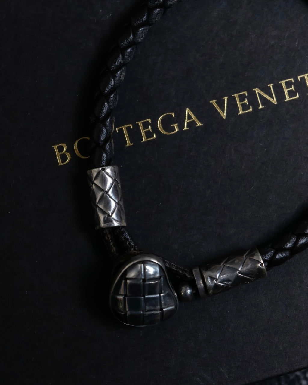 "BOTTEGA VENETA" Leather braided bangle