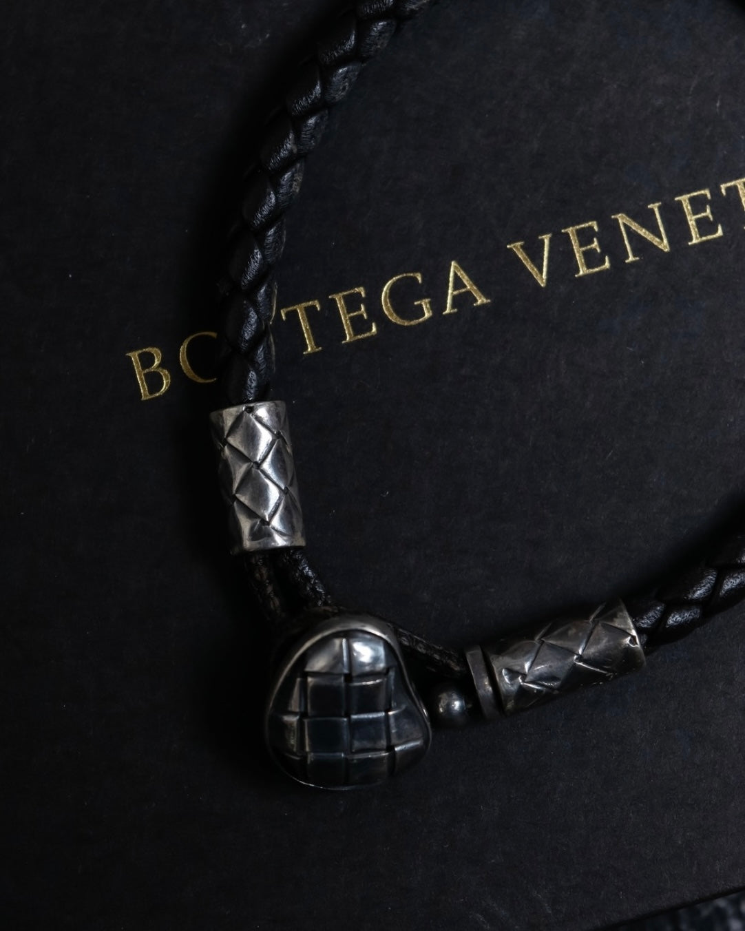 "BOTTEGA VENETA" Leather braided bangle