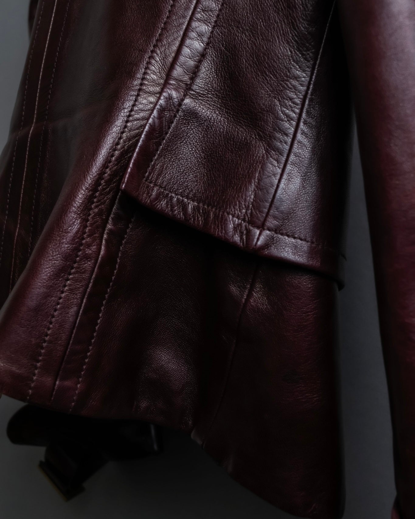 “GUCCI” Beautiful genuine sheep leather jacket