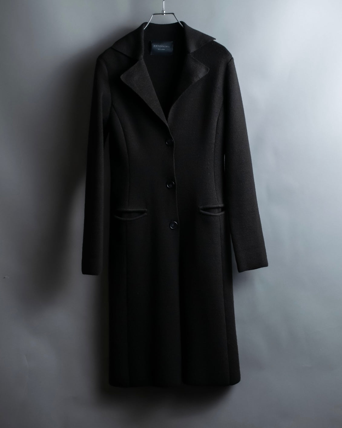 "ANTEPRIMA" Beautiful silhouette knit long coat