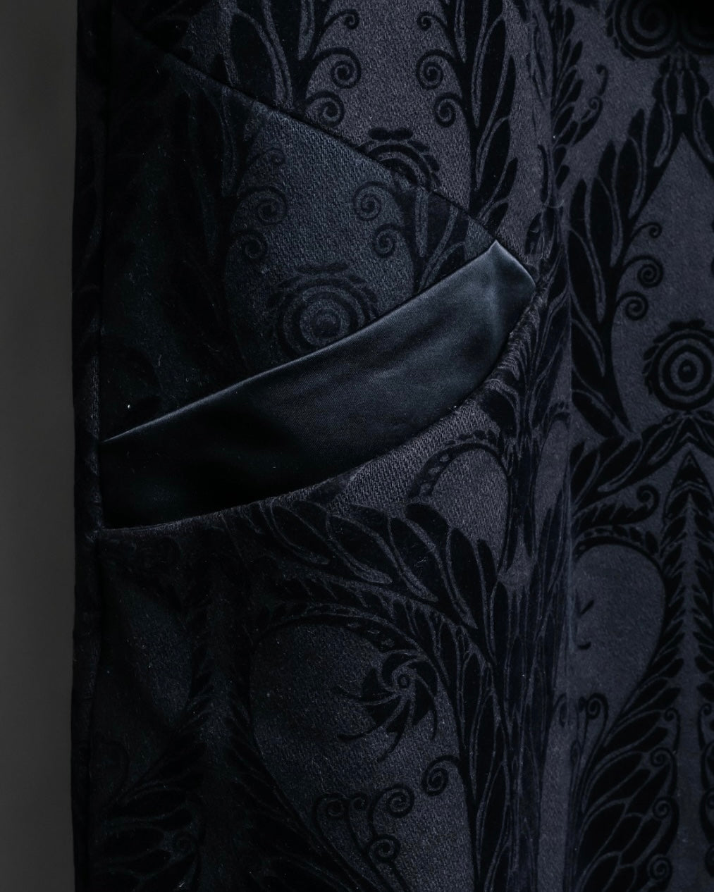 "Just Cavalli" Botanical tattooed wool coat