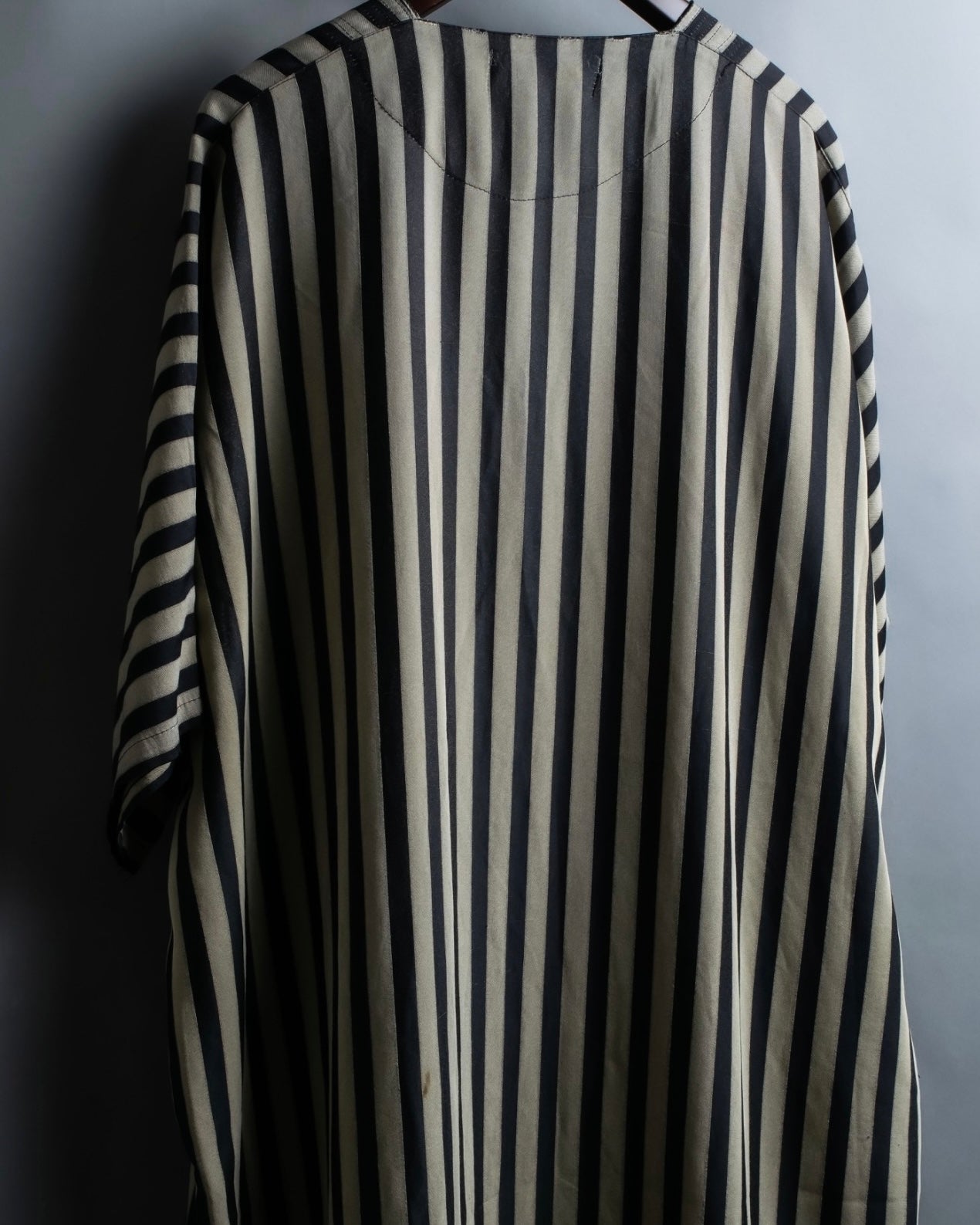 vintage striped super long dress
