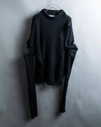 "GVGV" Arm custom layered knit