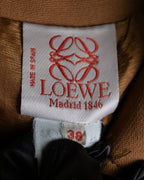 “LOEWE” beautiful cut raglan sleeve Lana wool 100% coat