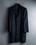 "VERSACE" fly-front double-breasted wool coat
