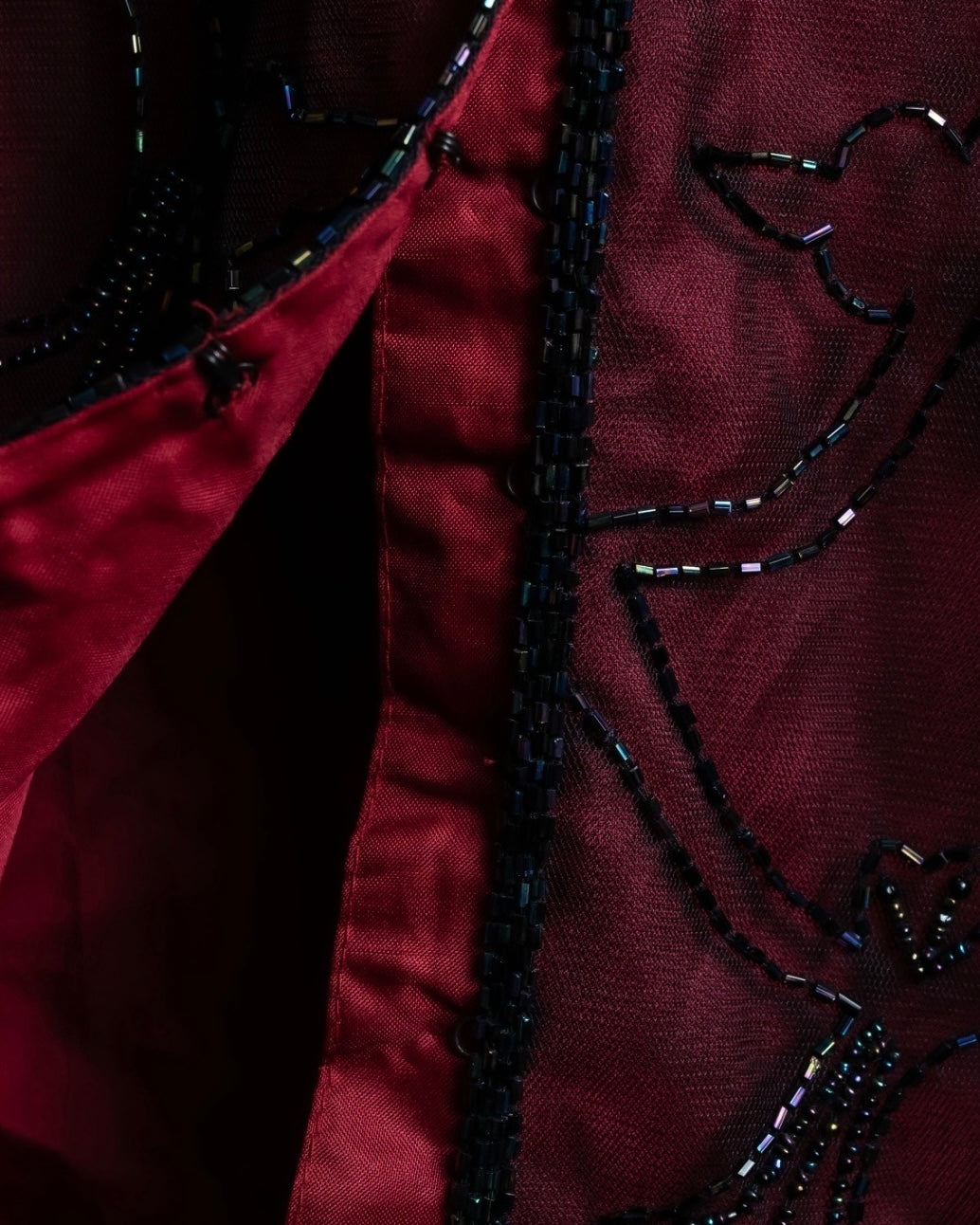 Sheer Layered Bijou Jacket