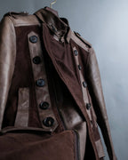 00's dal zip napoleon leather jacket