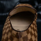 “Louis Vuitton” Damier designed unborn carf loafer