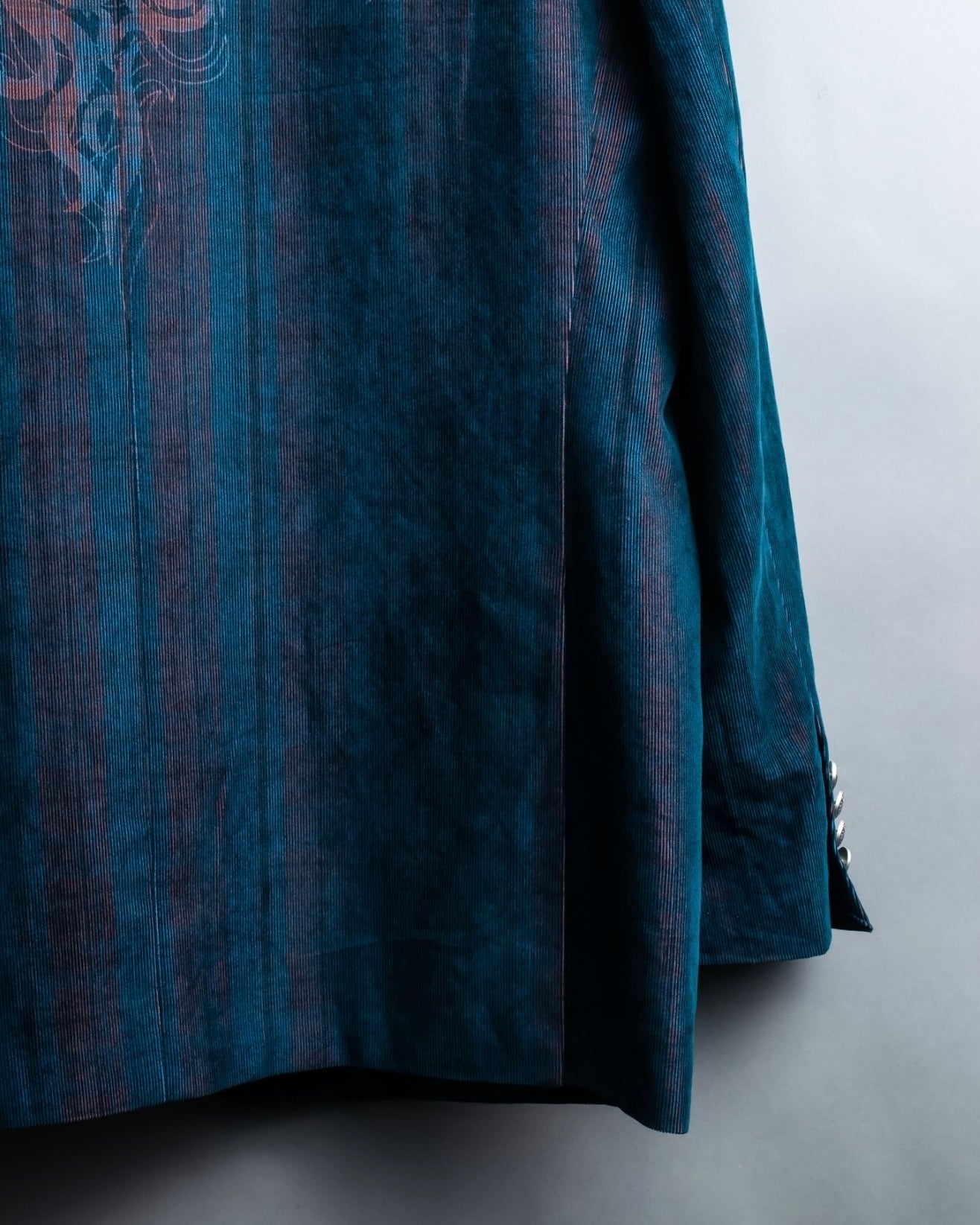 XL Vintage iridescent corduroy tailored jacket