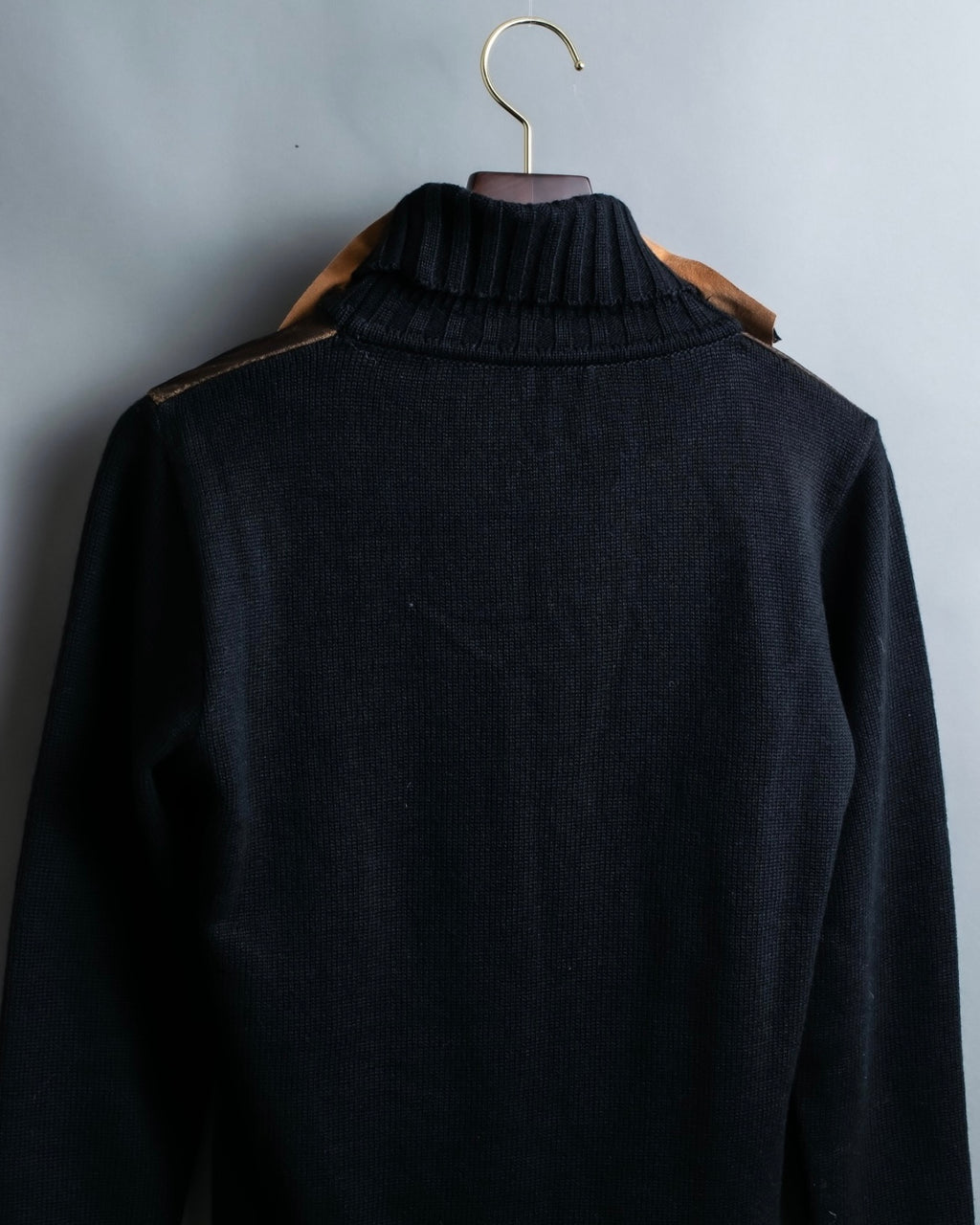 90's Italian sheer layered gathered knit