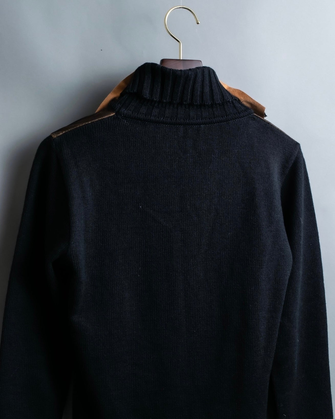 90's Italian sheer layered gathered knit