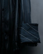 "GIANFRANCO FERRE" 100% silk striped dress shirt