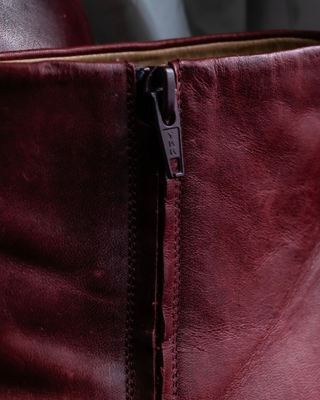 "Maison Martin Margiela (AW 2014)" Cowhide grunge heel boots