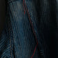 "Levi's Redloop" Aging process pencil stripe denim jacket