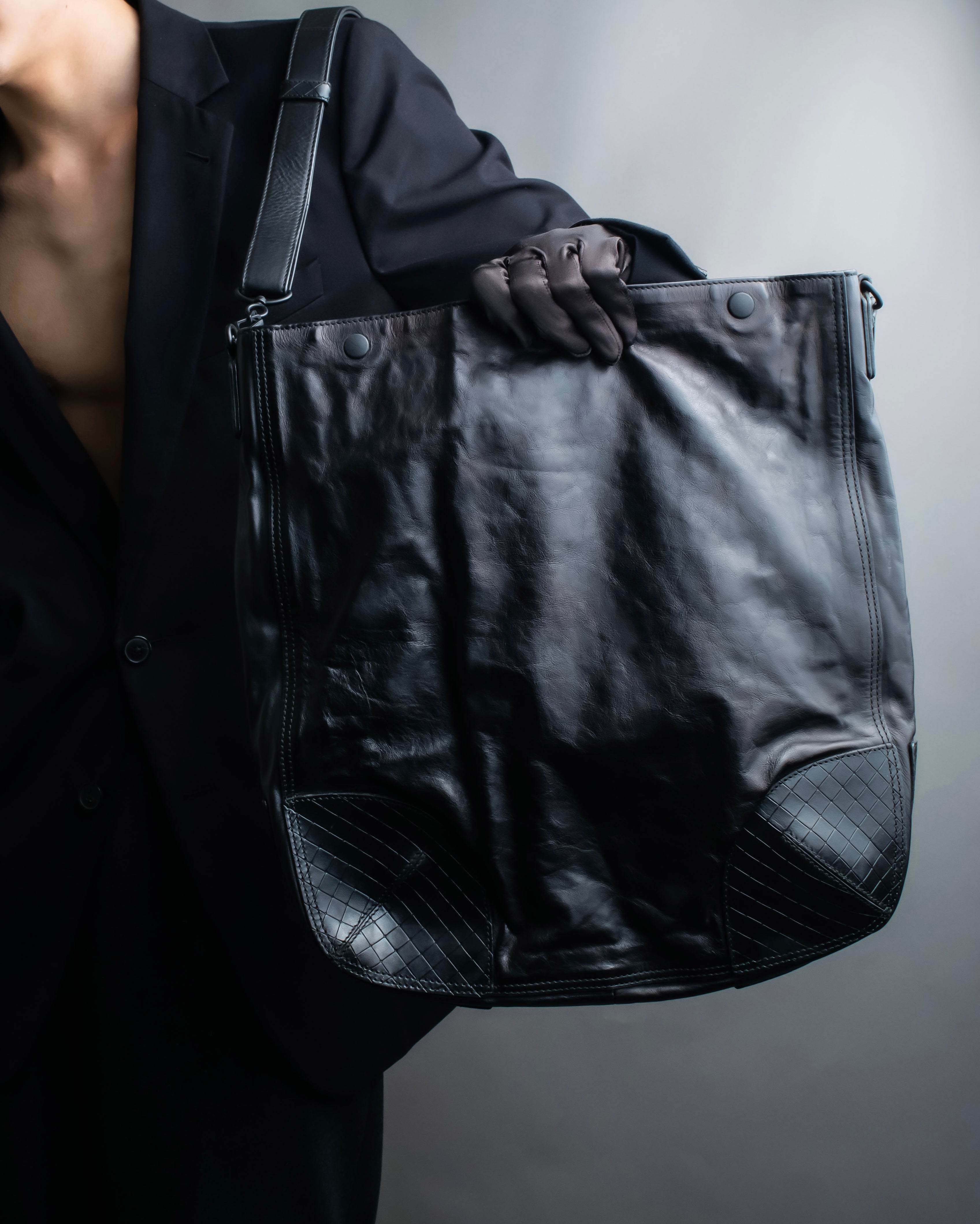 "BOTTEGA VENETA" Intreccio Mirage calf leather shoulder bag