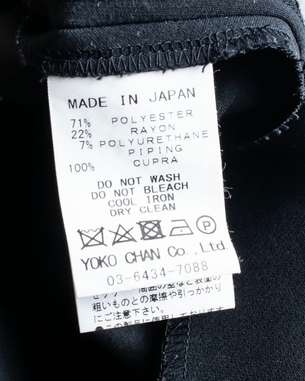 "YOKO CHAN" Deep action pleated mid-length dress