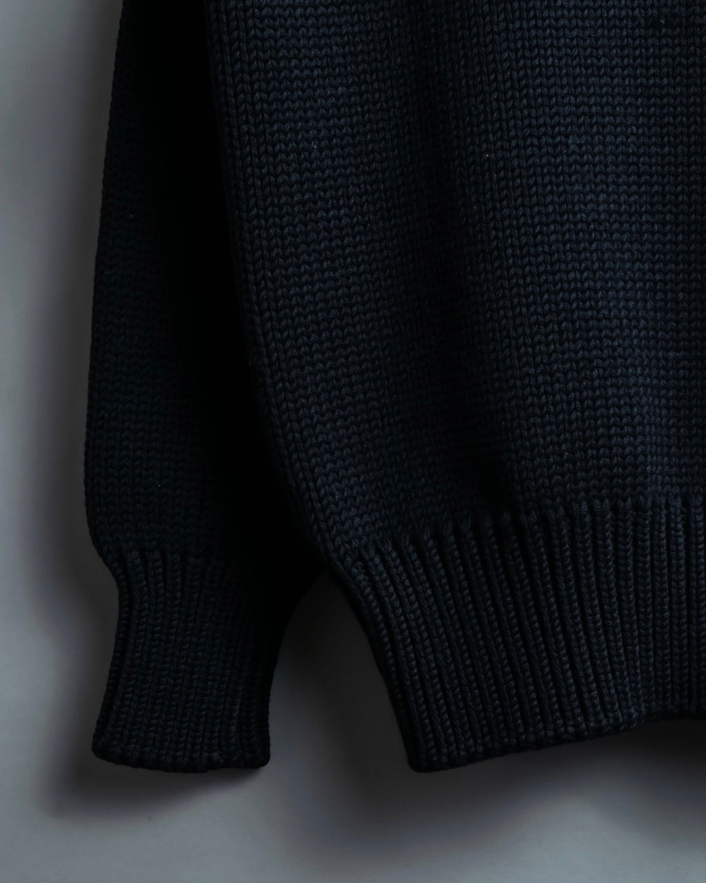 "GUCCI" Oversized high neck design rib knit