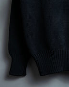 "GUCCI" Oversized high neck design rib knit