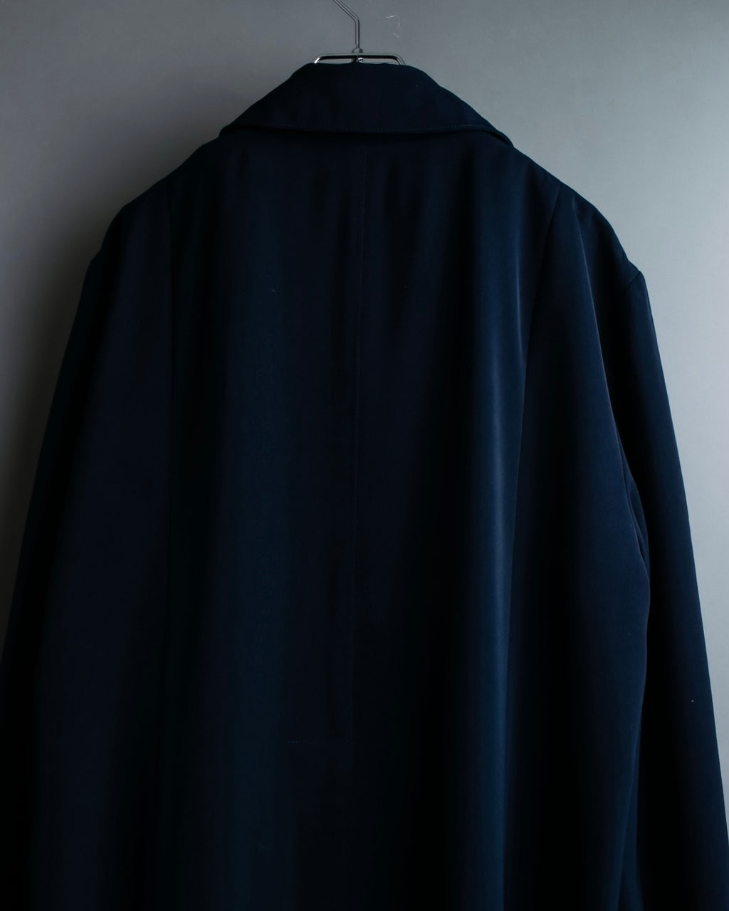 Vintage super long dark blue trench coat