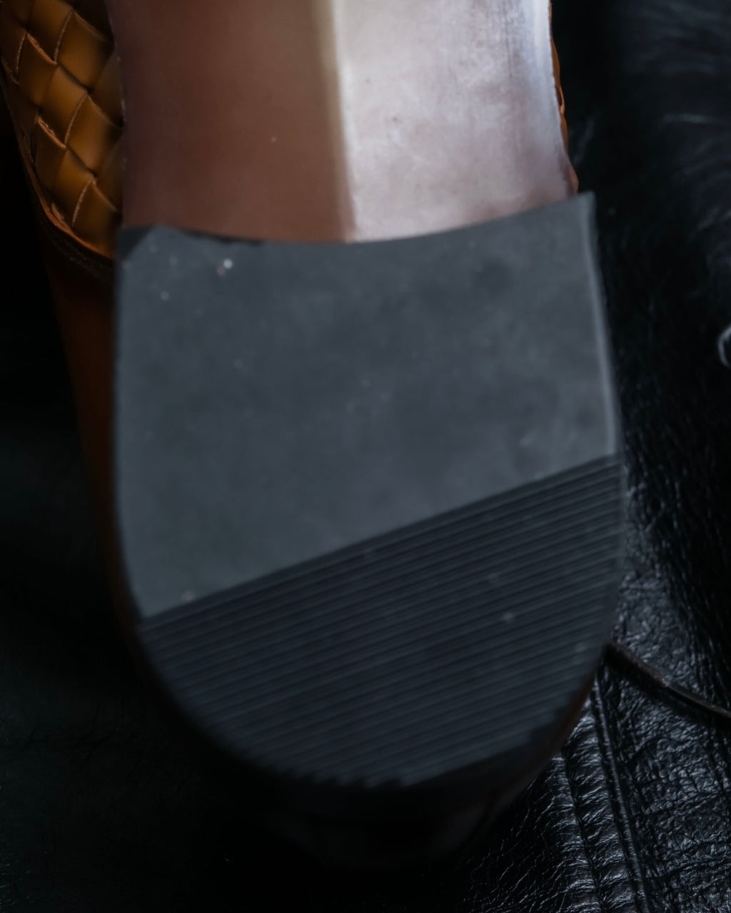 “MODELLO” gradation color intrecciato designed dress shoes