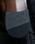 “MODELLO” gradation color intrecciato designed dress shoes