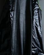 "UNDERCOVER" leather pvc combination dress