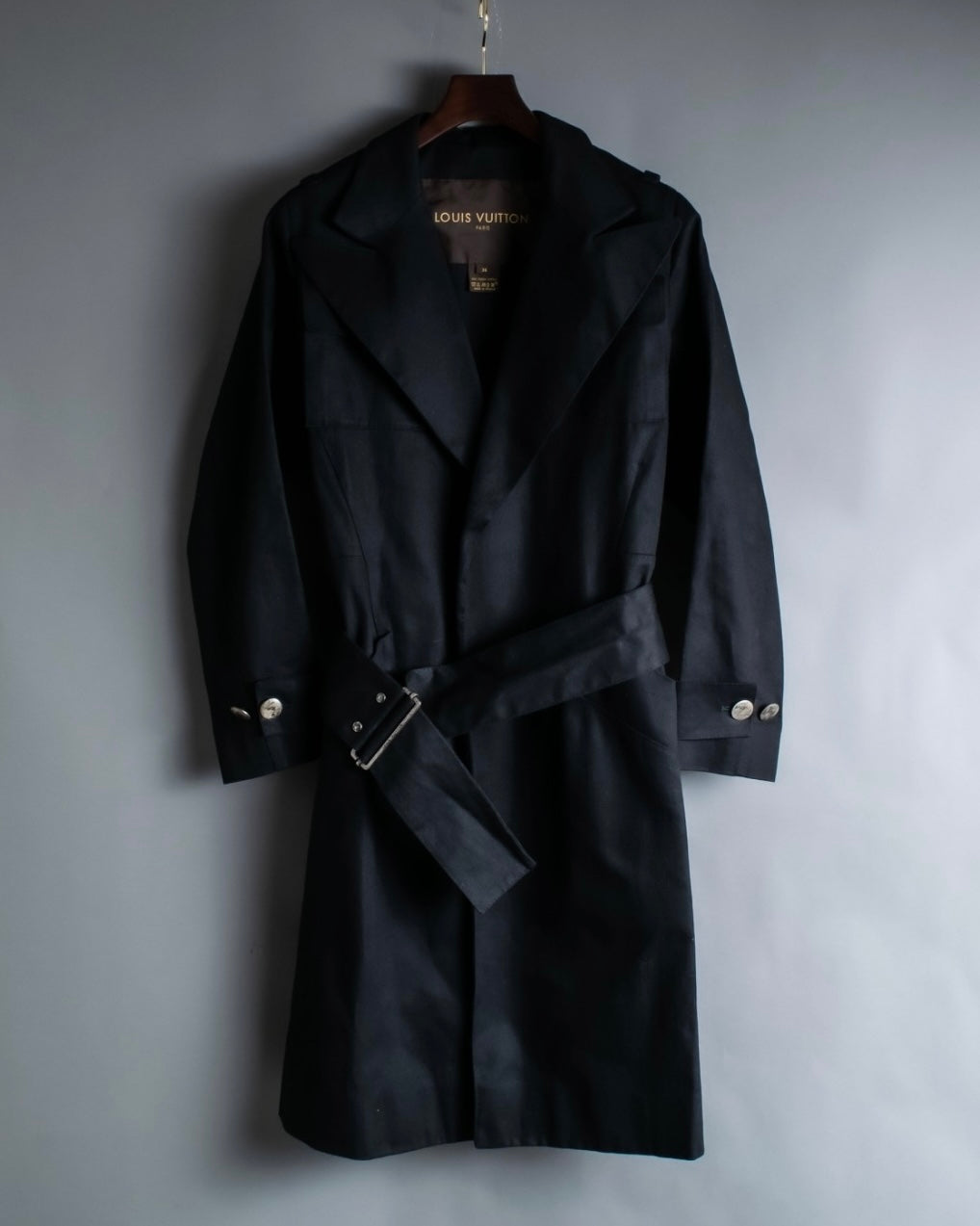 "Louis Vuitton" Peak lapel cotton coat
