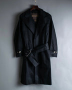 "Louis Vuitton" Peak lapel cotton coat