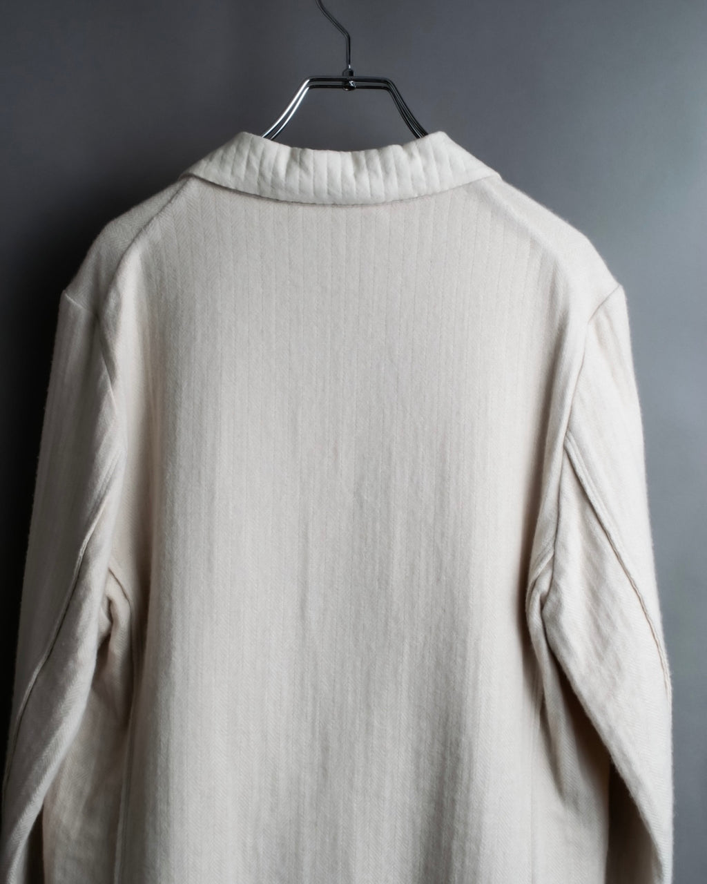 "SOWER" cashmere cotton double breasted tailored jacket