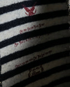 "Roen" Low gauge layered border knit