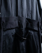 "BALENCIAGA" Trench design silk dress