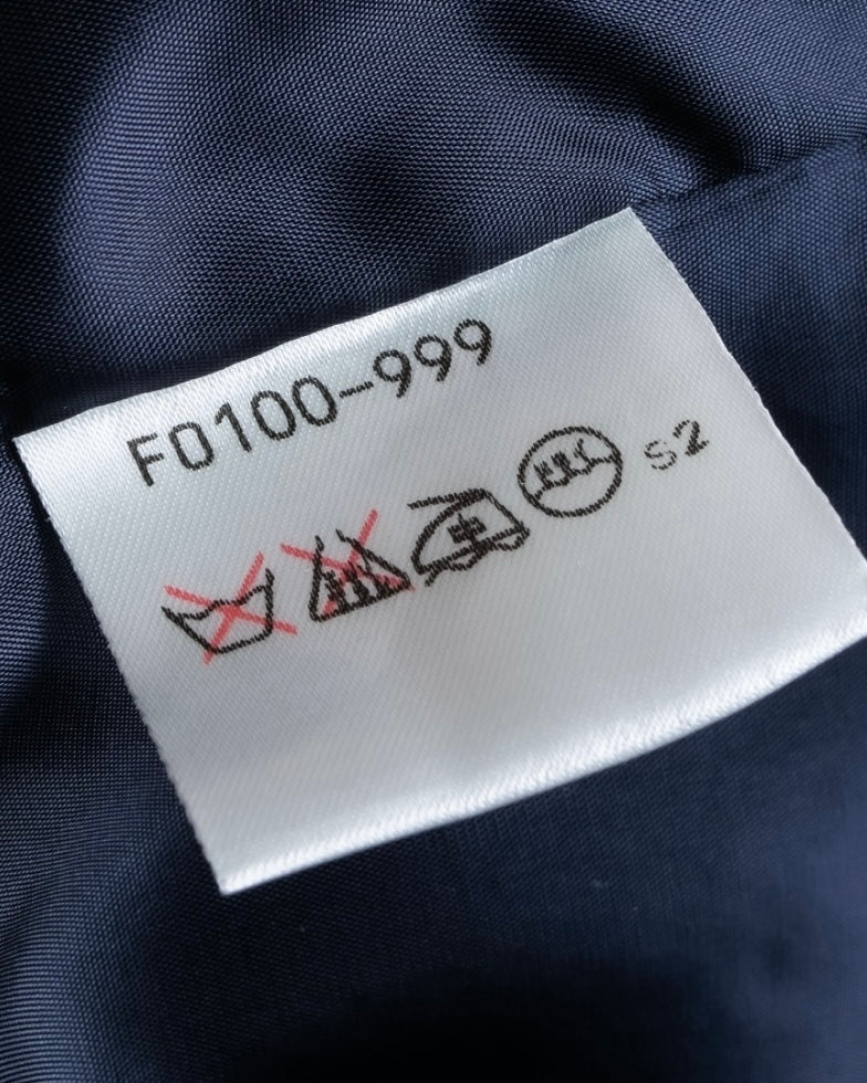 “Burberrys” open collar piping designed jacket