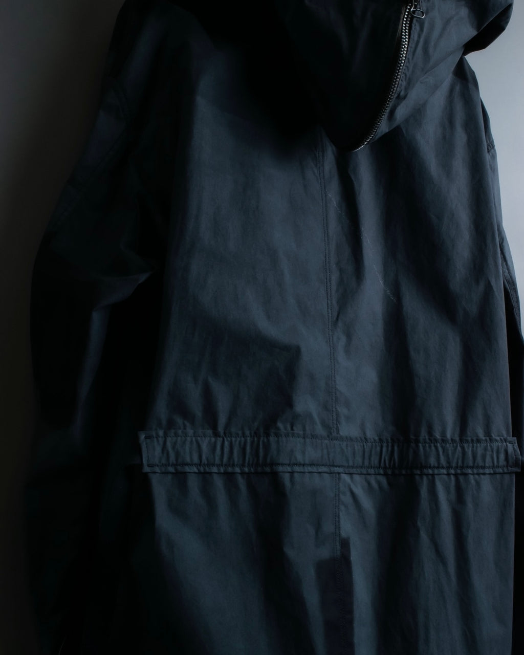 "LANVIN paris" mint condition silk blend double zip spring coat