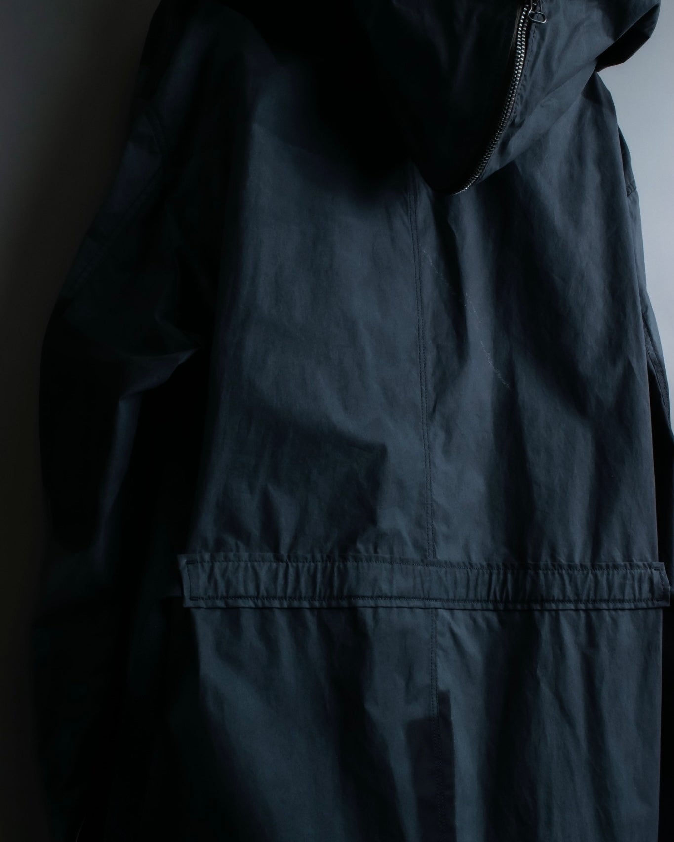 "LANVIN paris" mint condition silk blend double zip spring coat