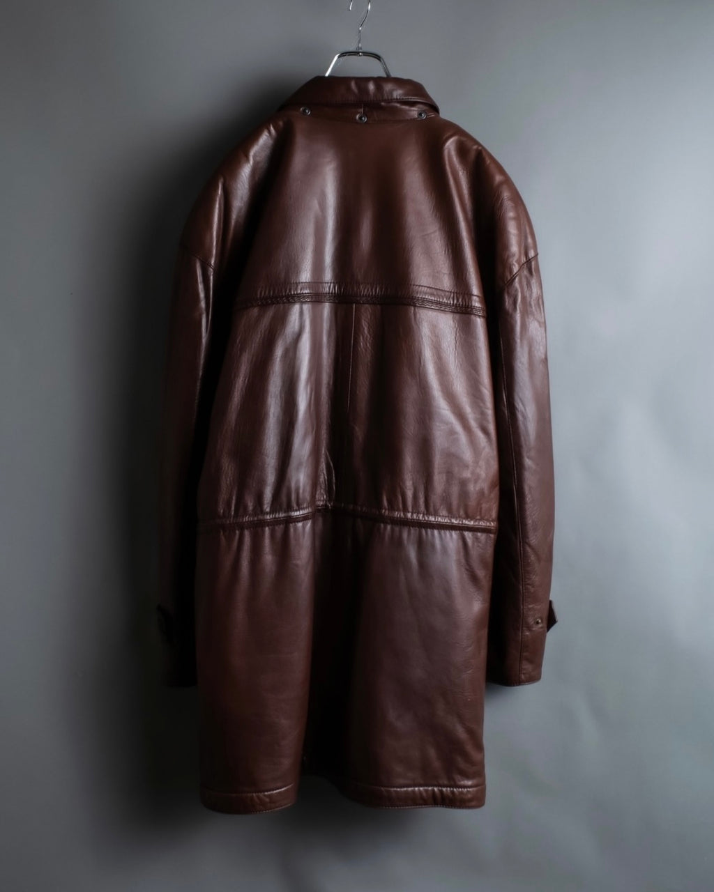 Vintage super oversized leather coat